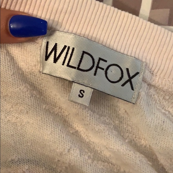 Wildfox Pink Burnout “Luv” Sweater - Picture 2 of 3